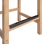 JONATHAN Y CSL1201C-SET2 Armand 25.6" Modern Coastal Backless Acacia Wood - Image 8