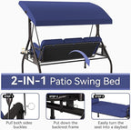 Oakcloud 3-Seat Outdoor Porch Swing - Image 2