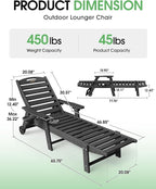 Chaise Lounge Outdoor, Lounge Chair Outdoor - Image 2