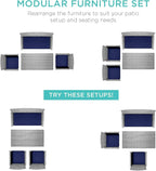 Best Choice Products 4-Piece Outdoor Wicker Patio Conversation Furniture Set - Image 2