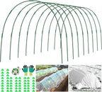 9 Sets Greenhouse Hoops for Raised Beds, Plant Support Hoop House Kit Frame for - Image 8
