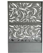 Oakland Living 6 ft. X 4 ft. Grey Freestanding Metal Privacy Screen Room Divider - Image 4