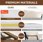 NATURAL EXPRESSIONS 6 Pieces Patio Furniture Sets, Sunbrella Outdoor Furniture - Image 5