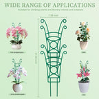 8 Pack Trellis for Potted Plants, Stackable Indoor Plant Trellis for Climbing - Image 2