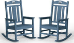 Ciokea Oversized Outdoor Rocking Chairs Set of 2, 380lbs Heavy-Duty Large Patio by CIOKEA