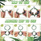 OJYUDD 300 Pcs Plant Support Clips, Plastic Tomato Clips, Plant Support Clips - Image 4