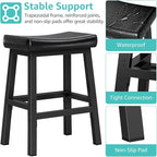 24 Inch Bar Stools Set of 2 for Kitchen Island, Kitchen Chairs Counter Height - Image 9
