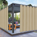 PureFit Outdoor Curtains for Patio Waterproof Weatherproof, UV and Fade by PureFit