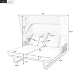 Harper & Bright Designs Outdoor Daybed, Patio Daybed - Image 2