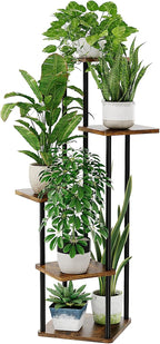 Bamworld Plant Stand Indoor Tall Plant Shelf by Bamworld