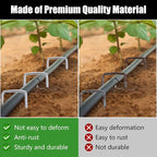 FEED GARDEN 8 Inch 100 Pack Galvanized Landscape Staples 11 Gauge Anti-Rust - Image 8