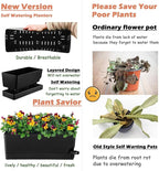 Self Watering Pots for Indoor Plants 17 Inches Window Boxes Planters - Image 8
