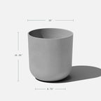 Veradek Round Lima Plastic Planter Pots - Image 3