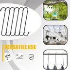8 Pack 12 Inch Large S Hooks for Hanging Plants, Bird House and Clothes - Image 6