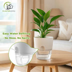 6 Pack Self Watering Pots for Indoor Plants, PlanterHoma 3.2/4/6 Inch Plant Pot - Image 9