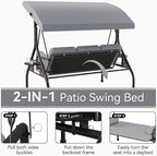 Oakcloud 3-Seat Outdoor Porch Swing - Image 2