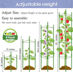 Legigo 8-Pack Up to 63inch Tomato Cages - Image 2
