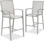 Best Choice Products Outdoor Bar Stools Set of 2, Bar Height, Patio Furniture by BestChoiceProducts