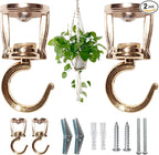 ONIKK Ceiling Hooks for Hanging Plants, Heavy Duty Metal Plant Hooks, Screw in by ONIKK