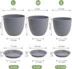 Flower Pots 9/8/7.5inch, Plant Pots - Image 3