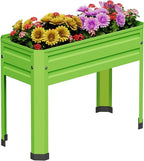 Elevated Metal Planter Box Stand Heavy Duty Raised Garden Bed by PROXRACER