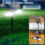 EMANER Motion Lights Solar Powered, Outdoor Solar Flood Lights, Stay On or - Image 5