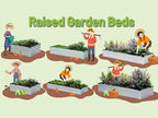 10×3×1FT Galvanized Raised Garden Bed Kit, Metal Planter Boxes, Large Outdoor - Image 7