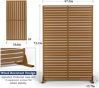 FENCY Outdoor Privacy Screen, Outdoor Freestanding Privacy Screen & Panels - Image 2