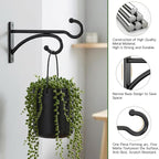 2Pack 6 Inch Plant Hangers for Hanging Baskets, Hanger for Indoor and Outdoor - Image 2