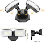 Onforu 3200LM Flood Lights Outdoor, 32W 6500K LED Security Light Manual Switch - Image 8