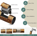 Retro Gold Curtain Rods for Windows 28 to 48 Inches Adjustable Length Heavy - Image 7