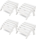 KINGYES Folding Adirondack Ottomans Set of 4 by KINGYES