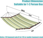 TegerDeger 12FT 2 Person Hammock Large Hammock Quick Dry 450LB Capacity - Image 6