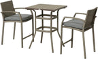 Outsunny 3 PCS Rattan Wicker Bar Set by Outsunny