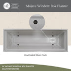 The HC Companies 24 Inch Mojave Window Planter Box - Image 4