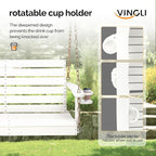 VINGLI Heavy Duty 1600 LBS HDPE Porch Swing Outdoor - Image 2