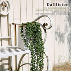 6 Pcs Artificial Succulents Hanging Plants, Fake String of Pearls Greenery - Image 6