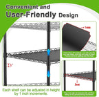 Abimars 5-Tier Greenhouse with Caster Wheel, Each Shelf Height Adjustable Metal - Image 3