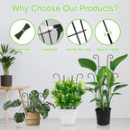 Plant Trellis for Potted Plants 2p, Larger 23in Garden Trellis for Climbing - Image 3