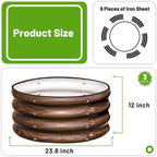 SnugNiture 2x2x1ft Round Galvanized Raised Garden Bed Kit Outdoor, Metal - Image 3