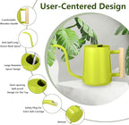 Watering Can Indoor Plants, 35oz Small Stainless Steel Metal Watering Can - Image 6