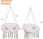 Goutime Hammock Chair, Macrame Hanging Swing Chairs - Image 7