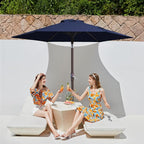 JEAREY 7.5FT Patio Umbrella Outdoor Market Umbrella - Image 2