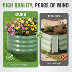 INNO STAGE 3Pcs Galvanized Raised Garden Bed Kit, Outdoor Metal Raised Garden - Image 5
