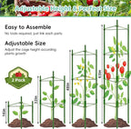 Riare 2 Pack 4 FT Tomato Cages for Garden- 48inches Heavy Duty Garden Stakes - Image 2