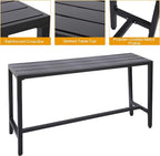Outdoor Patio Bar Set, Bar Height Patio Dining Set, Weather-Resistant Bistro - Image 3