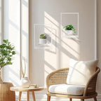 Hanging Planters for Indoor Plants White, Wall Plant Holder Stand to Hold Large - Image 7