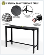Crestlive Products Outdoor Bar Table and Chairs Set, 3 Piece Outside Patio Bar - Image 7