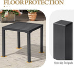 Crestlive Products Outdoor Side Table, Weather Resistant Design - Image 5