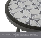 Grand patio Dining Chair Set of 3, Swivel Rope Armchairs - Image 7